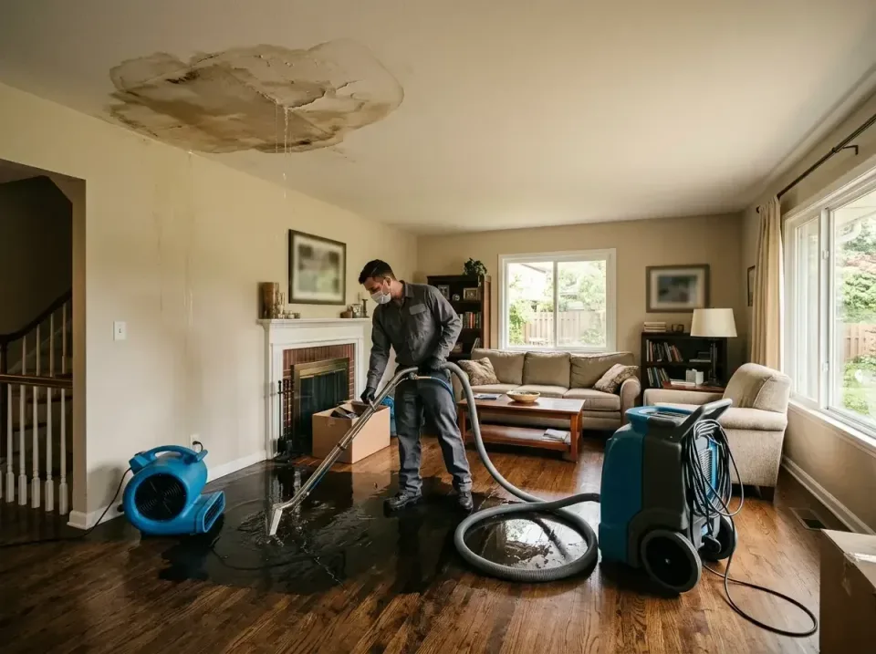 attic-pipe-burst-ceiling-drip-008 — frequently asked questions, Water Damage Restoration & Carpet Care in Taylor Lake Villag…